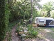 Acces Rivière Ardeche Camping les ROCHES 2